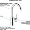 Mixer Lavabo MONOCMAND SHEET LE LA SIZE L - GROHE - 32723001
