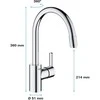 Chromuotas kriauklės maišytuvas labai jaučiasi - grohe - 32671002