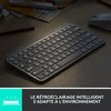 Klaviatūra Logitech MXKEYS MINI belaidė ILUMINATED KB/GRAPHITE - FRA - CENTRAL