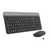 Logitech MK470 Slim Wireless Combo, belaidė klaviatūra ir pelė, Prancūzų išdėstymas (Azerty), Grafito spalvos