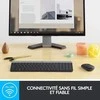 Logitech MK470 Slim Wireless Combo, belaidė klaviatūra ir pelė, Prancūzų išdėstymas (Azerty), Grafito spalvos