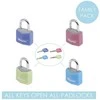 Master Lock 4 Pakabinamos spynos 20mm 9120EURQCOLNOP