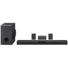 Namų kino sistema LG SQC4R garso juosta - Belaidis žemųjų dažnių garsiakalbis ir galiniai garsiakalbiai - 4,1 - 220 W - Dolby Digital - Bluetooth - Juodas