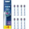 „Oral-B“ dantų šepetėlio galvutė ORAL-B BRAUN ŠEPETĖLIŲ GALVUTĖS EB18-8 WHITE3D