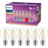 „Philips Classic“ lemputė E27 6 W (60 W) WW, 6 vnt. pakuotėje