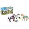 Konstruktorius Playmobil Trys arkliai su balnais 71356