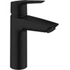 Grohe basin mixer Start M, push-open pop-up waste, matt juodas