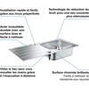 GROHE K500 Køkkenvask, rustfrit stål, nedfæld/planlim, 965x500mm