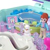 Mattel Polly Pocket Sniego pingvinų rinkinys su užrakinamu nameliu ir priedais ZA6050