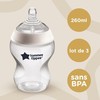 Tommee Tippee Natural Start buteliukai nuo pilvo dieglių 260 ml 3 vnt 0m+