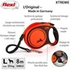Trixie Flexi Xtreme šunų pavadėlis, L, iki 55 kg, 8 m, oranžinis