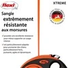 Trixie Flexi Xtreme šunų pavadėlis, XS, iki 15 kg, 3 m, oranžinis