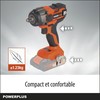 POWERPLUS Belaidis smūgio varžtas 20v 220nm + kintamas sukimo momentas - Dual Power Powdp20150 - Pristatomas be akumuliatoriaus ar įkroviklio