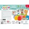 Clementoni kaladėlės Soft Clemmy su knygute "Sweet Animals"
