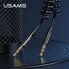USAMS 3.5mm audio 1.2m laidas, Juodas