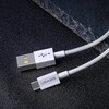 USAMS U23 MICRO-USB greito įkrovimo laidas 2A, Baltas