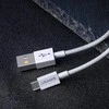 USAMS U23 MICRO-USB greito įkrovimo laidas 2A, Baltas