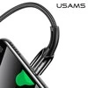 Usams U43 USB-C į USB-C greito įkrovimo laidas 100W, Juodas