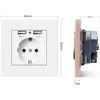 Rozetė su WIFI kamera, SD kortelė: Nepridėti