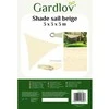 Sunshade sail 3x3x3 beige Gardlov 23146