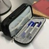 Double extendable pencil case - juodas Maaleo 24516