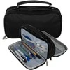 Double extendable pencil case - juodas Maaleo 24516