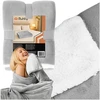 Double-sided blanket 150x200cm light pilka Ruhhy 26293
