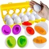 Dėlionė Iso Trade Puzzle - eggs set of 12 pcs. 26653