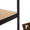 Iso Trade Storage rack - juodas 180x90x40 Bigstreen