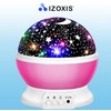 Izoxis Rožinė naktinė lempa / projektorius