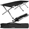 Trizand 23190 Suankstoma lova 189 x 70 x 43 cm juoda