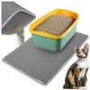 Litter box mat 75x55cm - pilka Purlov