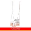 Kruzzel 3-in-1 pilka-beige children's swing