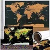 Pasaulio žemėlapio nutrinama kortelė su vėliavėlėmis Malatec WORLD