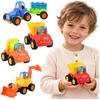 Maxy Traktor/ koparka/ wywrotka su diskų įtaisu- komplektas 4vnt.