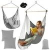 Swing - hanging chair 210cm pilka Gardlov