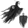 Juodas pakabinamas skeletas – dekoracija Glimz
