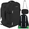 Plecak Trizand juodas 40x25x20cm hiking backpack