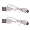 Trizand 4T6 USB dviračio žibintas + galinis žibintas