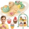 Children's tea set + Kruzzel 26418 cake stand