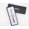 10082 Ballpoint pen "SL-F1", mėlynas, 0,24 mm, telescopic, metal, powder pink barrel, ZEBRA