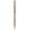 10082 Ballpoint pen "SL-F1", mėlynas, 0,24 mm, telescopic, metal, powder pink barrel, ZEBRA