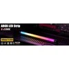 1St Cool 1stCOOL AURA EVO ARGB LED, SATA, 28 cm, juodas
