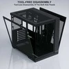 1St Cool Obudowa 1stCOOL 1stCOOL skříň DREAMER, Mid Tower, AU, USB 3.0, USB-C, 3x 120mm ARGB Fan, juoda