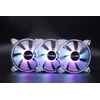 1St Cool 1stCOOL KIT AURA EVO CRYSTAL ARGB 3x Crystal Baltas ventiliatorius + ARGB Nano valdiklis
