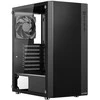 1st Cool Obudowa 1stCOOL 1stCOOL dėklas GAMER 4, vidurinis bokštas, AU, USB 3.0, USB-C, 2x120 mm, permatomas šonas, be maitinimo šaltinio, juodas