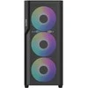1st Cool Obudowa 1stCOOL 1stCOOL spintelė GAMER 5, vidurinis bokštas, AU, USB 3.0, USB-C, 2x 140 ARGB ventiliatorius, 1x 120 ARGB ventiliatorius, be maitinimo šaltinio, juodas