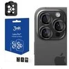 Apsauginis stikliukas kamerai 3mk Lens Pro Apple iPhone 15 Pro juodas