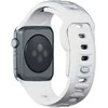 3mk silikoninė Watch apyrankė Apple Watch 38 / 40 / 41 mm - baltos spalvos