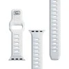 3mk silikoninė Watch apyrankė Apple Watch 38 / 40 / 41 mm - baltos spalvos